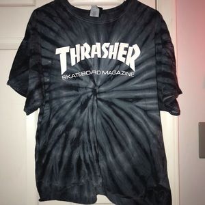 thrasher tie dye shirt